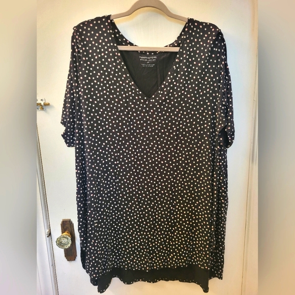 4 for $30 ๐ Pennington short sleeve high low tunic top size 4X - Picture 1 of 5